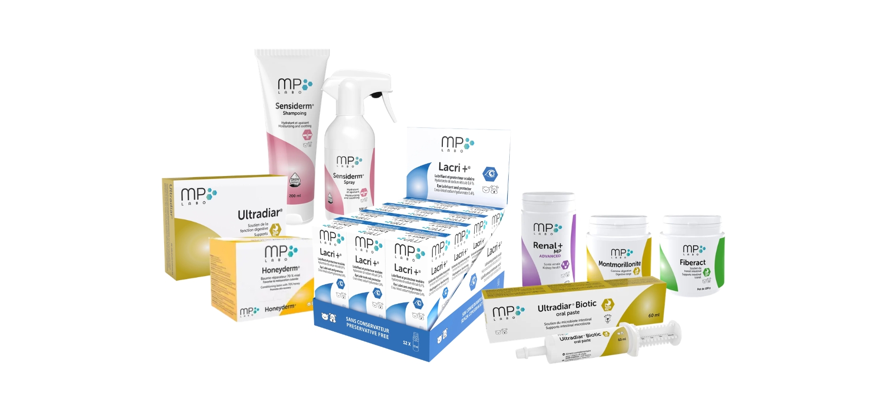 MP Labo veterinary product range