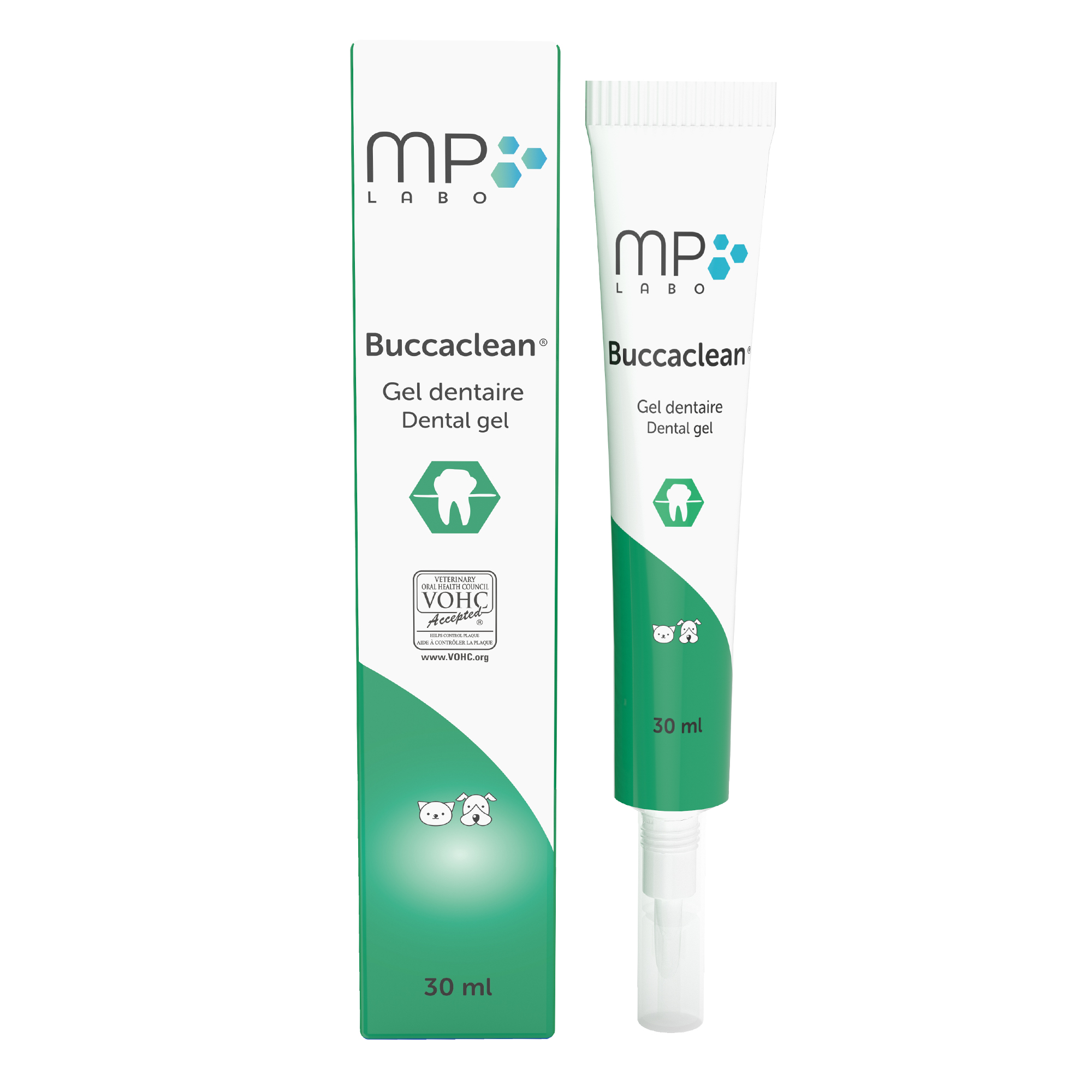 Buccaclean dental gel 30 ml with applicator tip