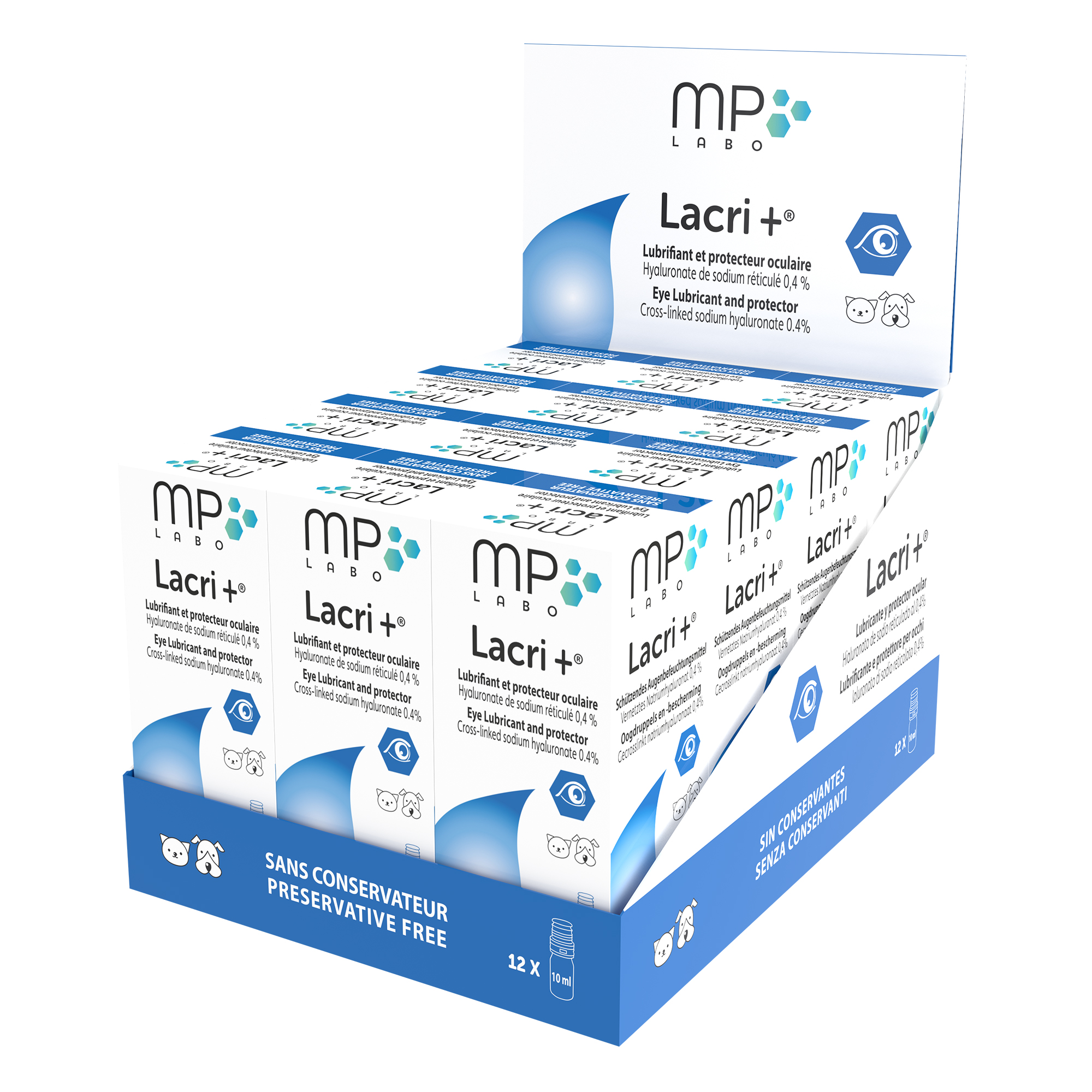 Lacri+ 12-bottle clinic display pack