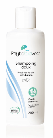 Phytobiovet Gentle Shampoo 200 ml with argan oil